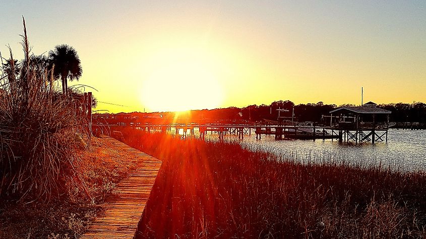 The beach at Isle of Palms, South Carolina