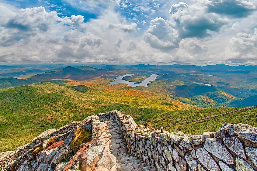 View of Lake Placid at Adirondack Park