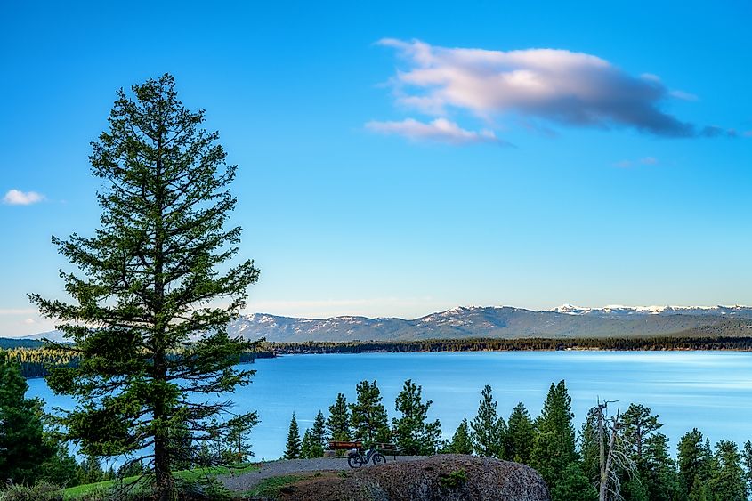 View of Payette Lake in Idaho