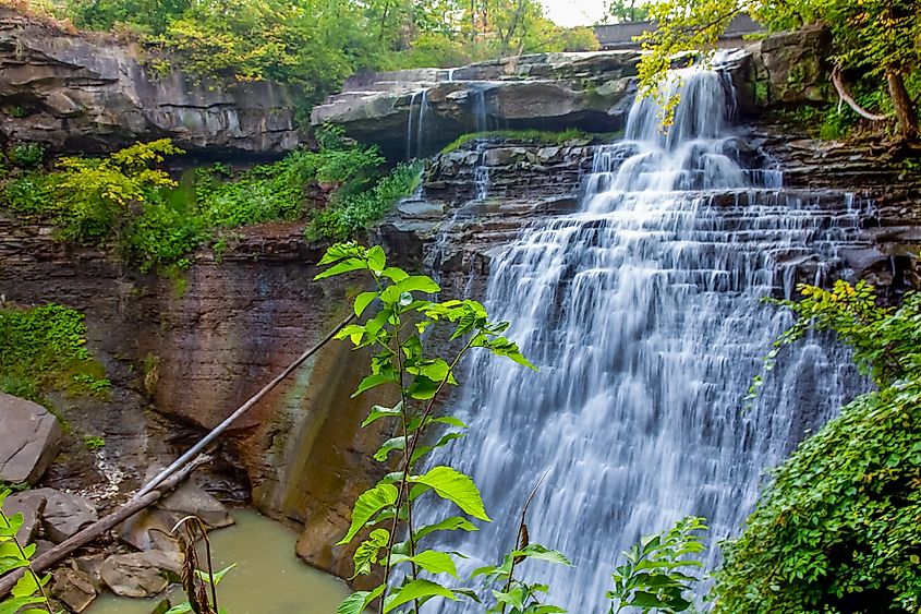 The Brandywine Falls in Cuyahoga Valley National Park