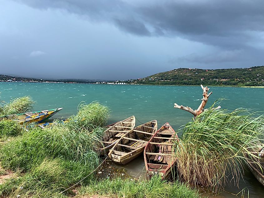 Lake Tanganyika in Kigoma, Tanzania.