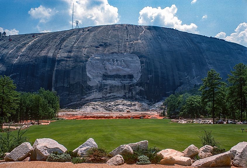 View of Stone Mountain at Stone Mountain Park