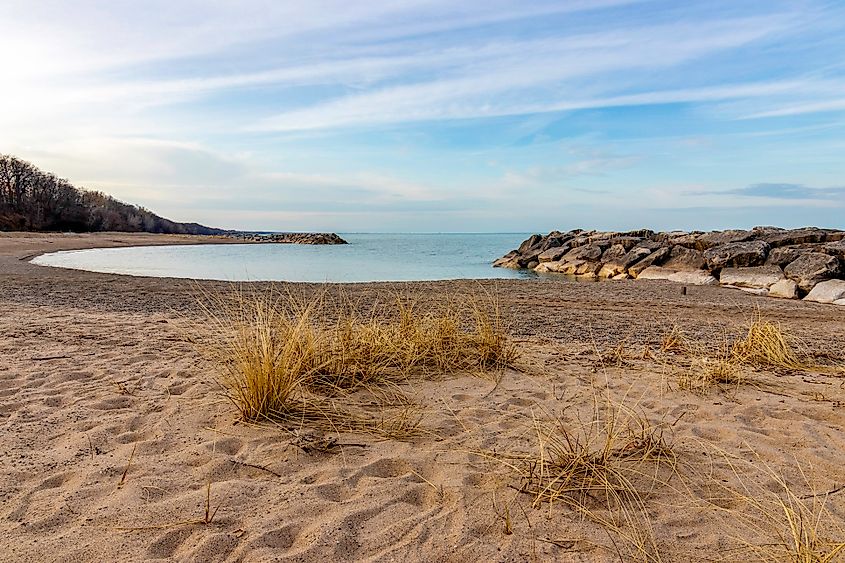 A view of Rosewood Beach 