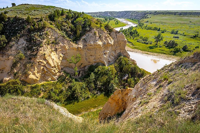 View from Wind Canyon at Theodore Roosevelt National Park