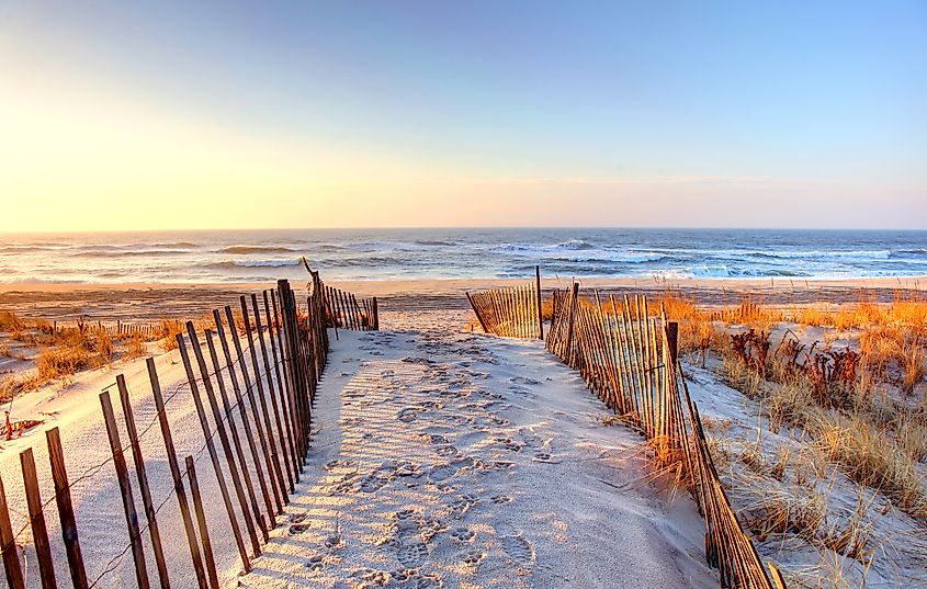 View of Ponquogue Beach