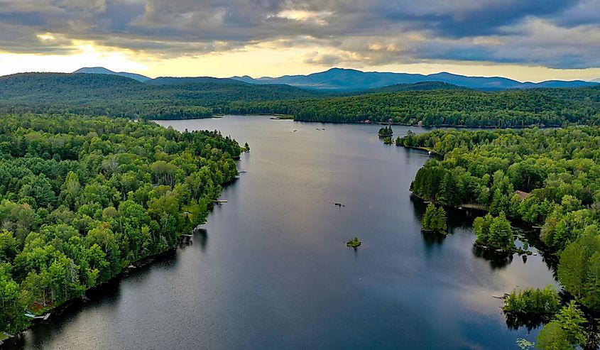 Adirondacks State Park in Indian Lake, New York