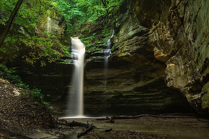 View of Ottawa Canyon at Starved Rock State Park