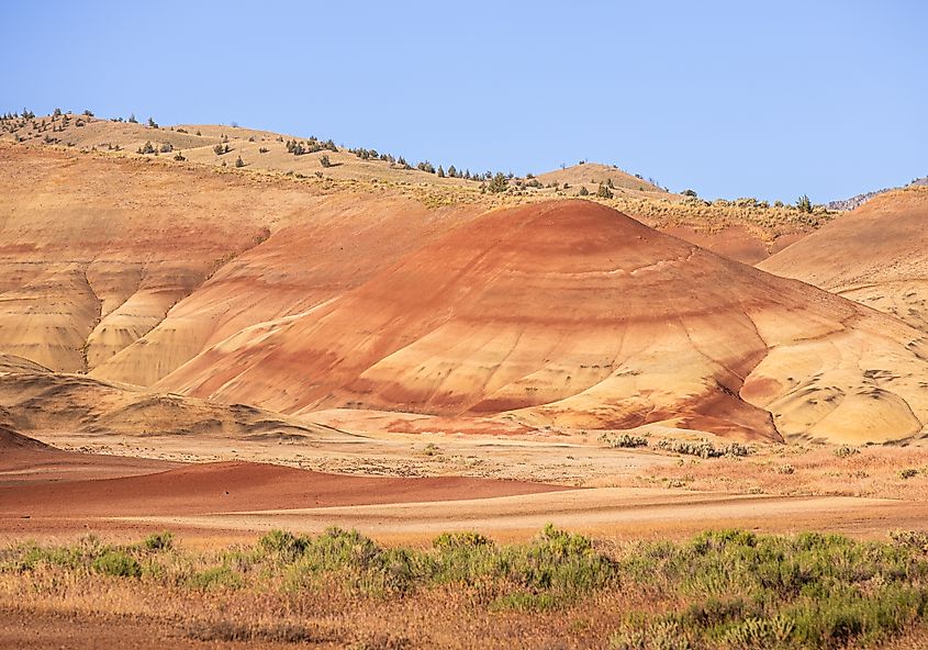 A view of the Painted Hills in Oregon